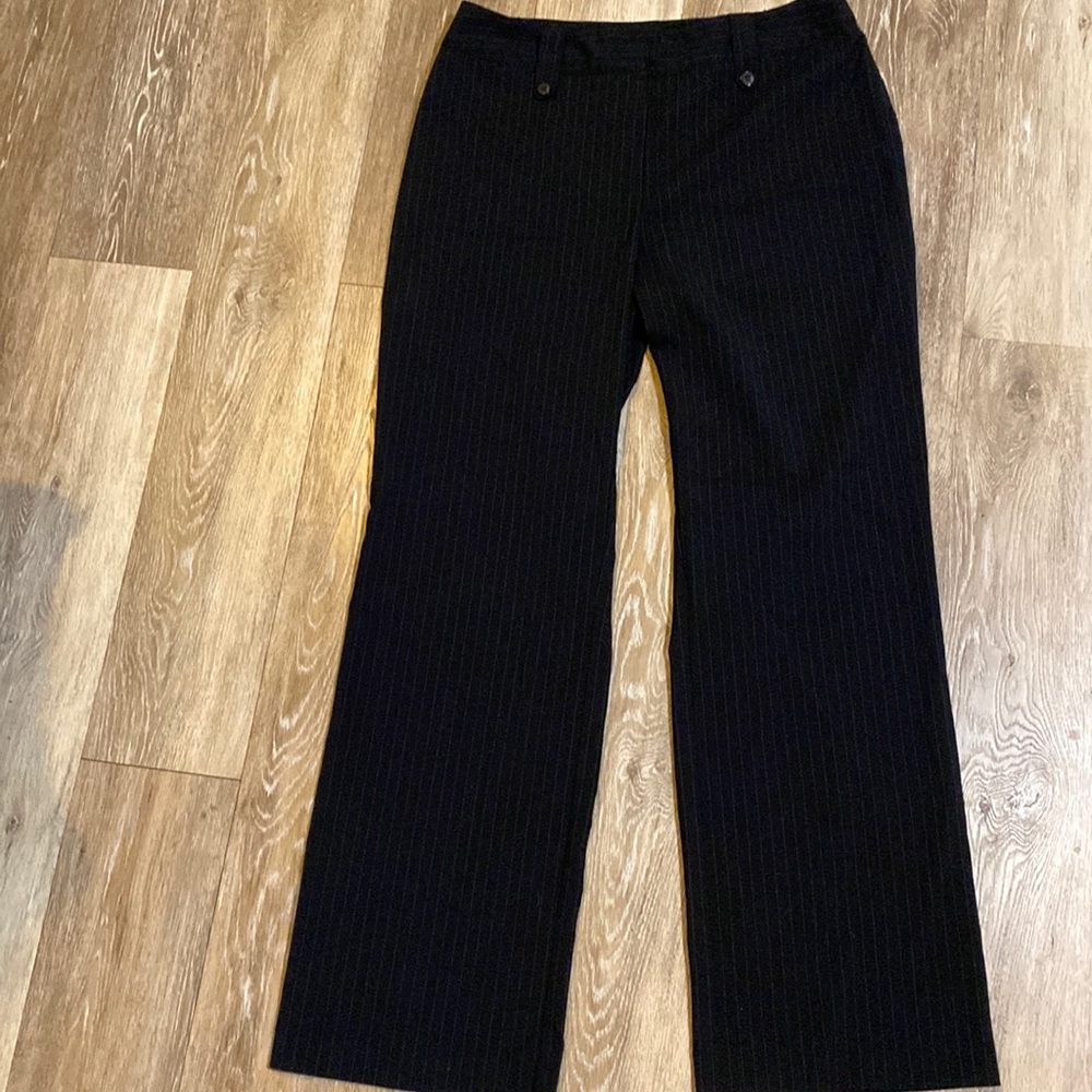 briggs new york dress pants black and white stripes